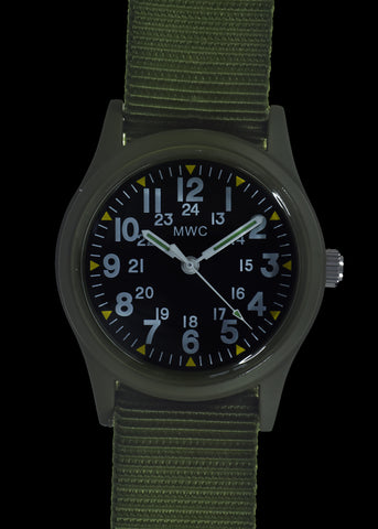 MWC W10 1970s Pattern (Unbranded Dial) 24 Jewel Automatic Military Watch with 100m Water Resistance