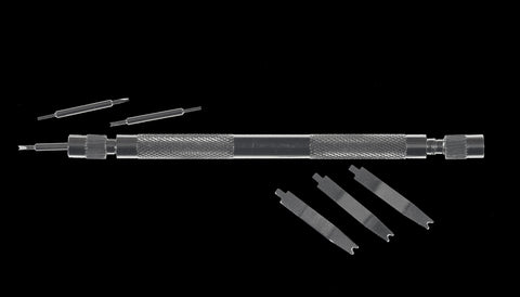 MWC Spring Bar Removal Tool with a Selection of Different Tips